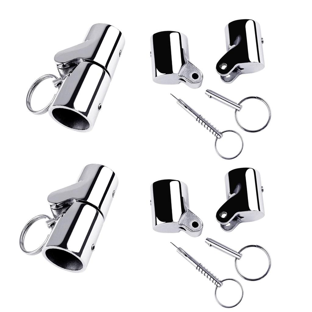 Boat Deck Hinge Mount Boat Railing Pipe Connector Stainless Steel Boat Hardware