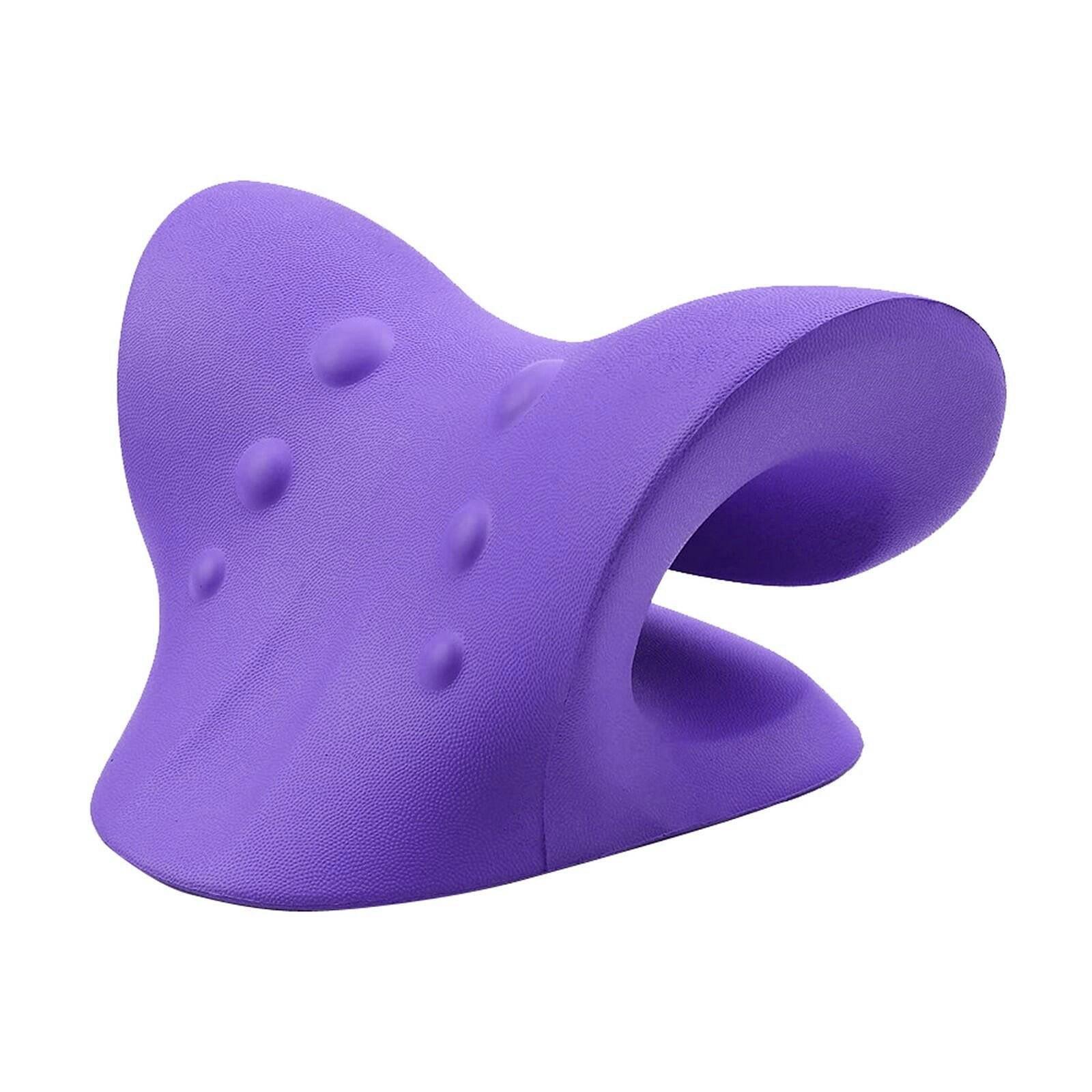 

НОВАЯ подушка для вытягивания шеи в форме облака, растяжитель для шеи, расслабляющий шейный отдел One Size фиолетовый