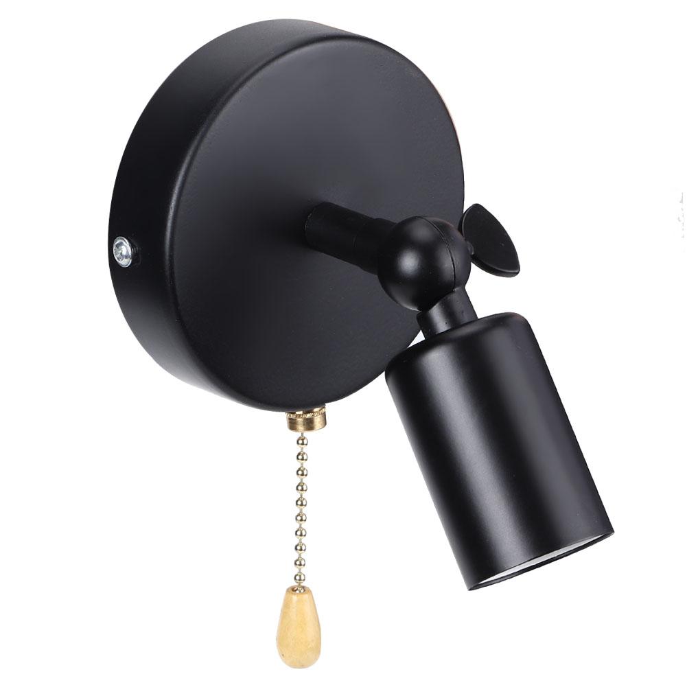 E26CelsiusE27 Vintage Wall Lamp Light with Head for Bedside Study Room 85-245V