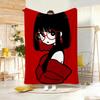 Artwork G-Girl with Glasses Throw Soft Warm Throw Blanket for Bedroom Living Room Bed Travel Camping Picnic Gift