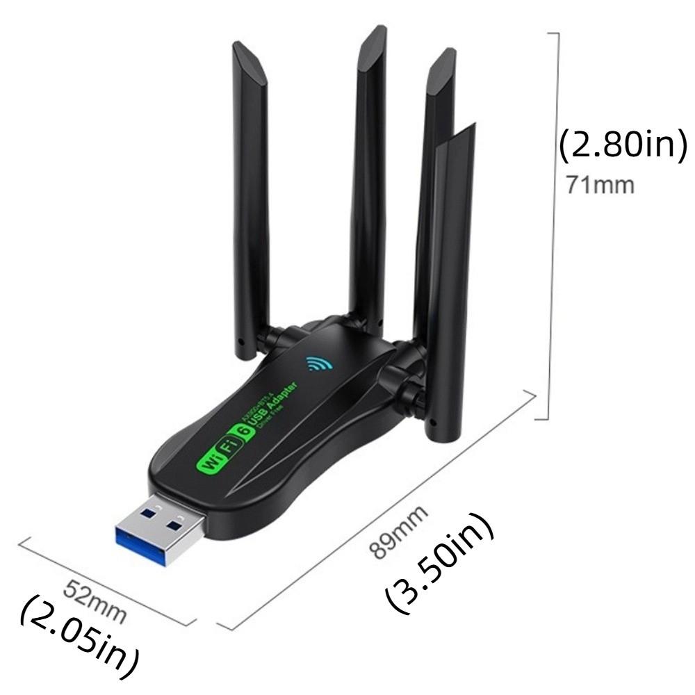 Bluetooth 5.4 900Mbps WiFi Dongle 4 Antenna Wireless Network Card Wireless Networking