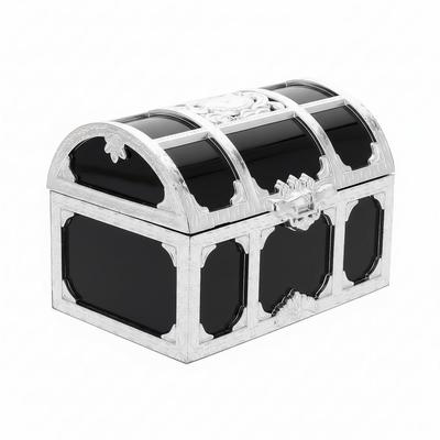 TOYMYTOY Pirate Treasure Chest, 6-Piece Trinket Box, Plastic Treasure Chest, Jewelry Storage Box, Accessories, Vintage Decor, Ornament