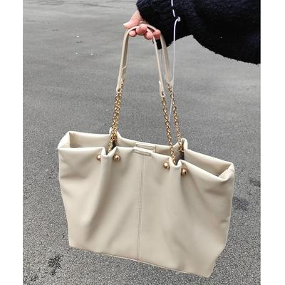 Large Capacity High-end Tote Bag for Women  Casual and Versatile Lazy Style Tote Bag Niche Texture Shoulder Bag