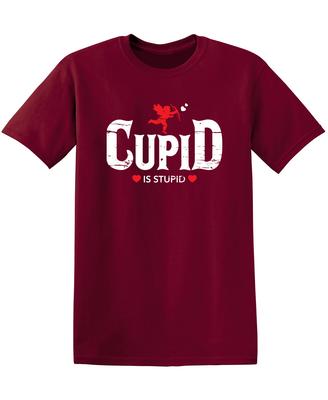 Cupid Is Stupid Sarcastic Humor Graphic Novelty Funny T Shirt