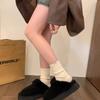 Slippers women wear new winter fur integrated thick-soled bag head fluffy slippers plush snow boots cotton shoes