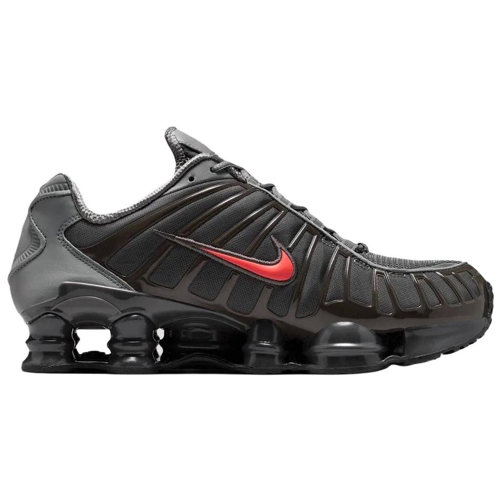 Nike Shox Série TL SE Confortables Respirantes Réactives Chaussures de Style de Vie Baskets Unisexes Noir Rouge IQ6599-003