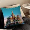 World Famous Tourist Cities Cushion Cover Inches Farmhouse Decor Home Throw Pillow Covers For Couch Decorations
