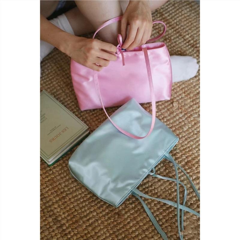 Niche Design Bags Penne Vintage Shopping Bag Tote Bag Bow Shoulder Underarm Bag