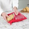 Mikrodalga Patates Torbası Yeniden Kullanılabilir Ekspres Mikrodalga Patates Ocak Çantası Fırında Patates Ocak Mükemmel Patates 4 Dakika Kırmızı Fırında Kese