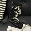 Fashion 2025 Latest Retro Knight Short Boots Women's Thick Soled Spring and Autumn Lace-up Western Boots Niche Low Heels Women Boots