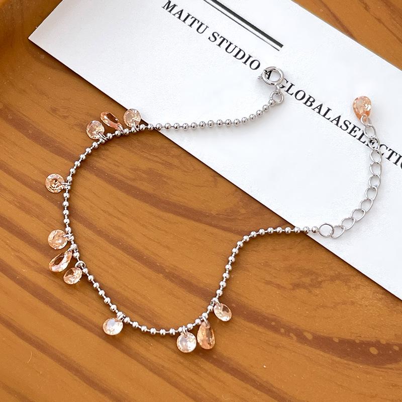 

Браслет Banyan Tree New Galaxy из серебра 925 пробы с бриллиантовой кисточкой - Элегантный корейский стиль для женщин 925 Silver шампанского/платиновый