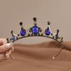 Elegant Crystal Alloy Princess Crown Wedding & Birthday Hair Accessory
