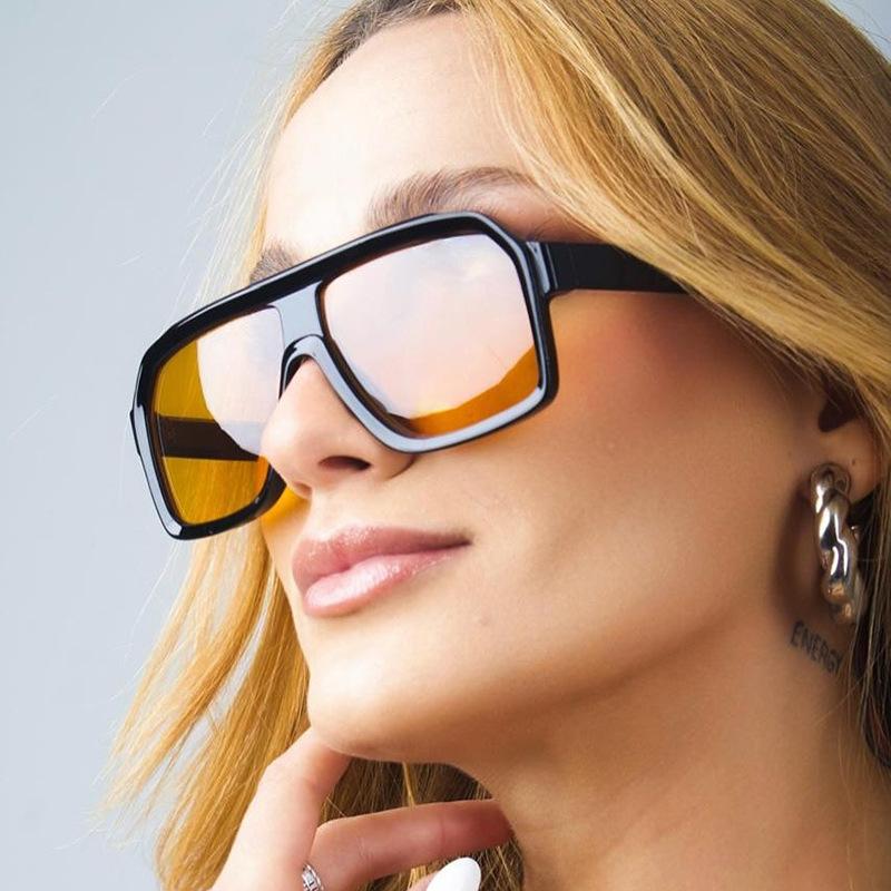 Vintage Square Sunglasses Women Men Brand Rectangle Sun Glasses Female Pilot Eyewear  for Male Female Eyeglasses