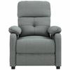 Vidaxl Armchair With Massage, Dark Gray, Fabric