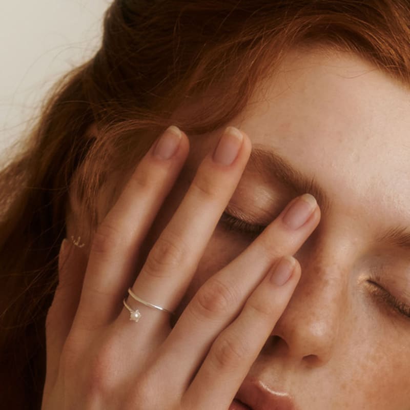 BSWAN Hug Silver Ring