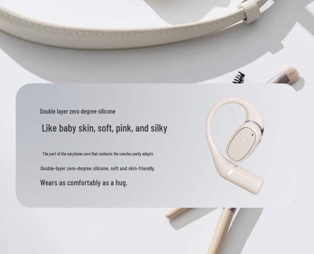 AI Smart True Wireless Noise Cancelling Sports Earhook Earbuds with Universal Bluetooth Connectivity