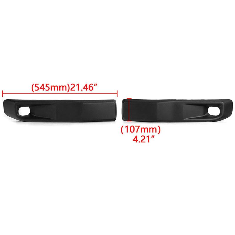 Rhyming Car Front Bumper Fog Lights Bezel Frame Trim Cover With Lamp Holes Car Accessories Fit For Ford Bronco Sport 