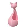 Flowerpot Ornament, with 3D Printed Cat Shape, Compact Size Dual Function Flowerpot And Storage Case for Home Office Desk