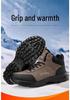 Men's Winter High-Top Thick-Soled Snow Boots - Large Size Casual Plus Velvet Warm Cotton Shoes