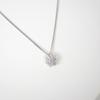[Used] Pt900/Pt850 Diamond Pendant/necklace/g482-90