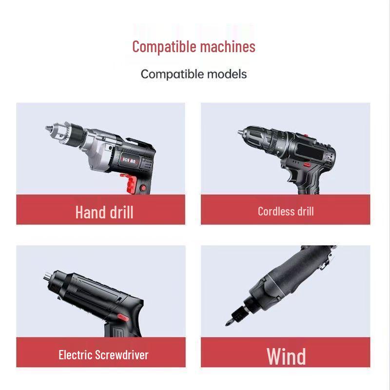 Extended Deep Socket Bit Set for Electric Wrench & Hand Drill