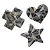 Broken Style Breast Stickers,Pasties Nipple Stickers Disposable Sticky Breast Petal,Nipple Cover for Women Girls