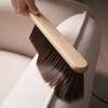 1pc Hand Broom Counter Duster Dusting Brush for Home Cleaning, Soft Dust Brush with Long Wooden Handle for Bed Sofa Furniture