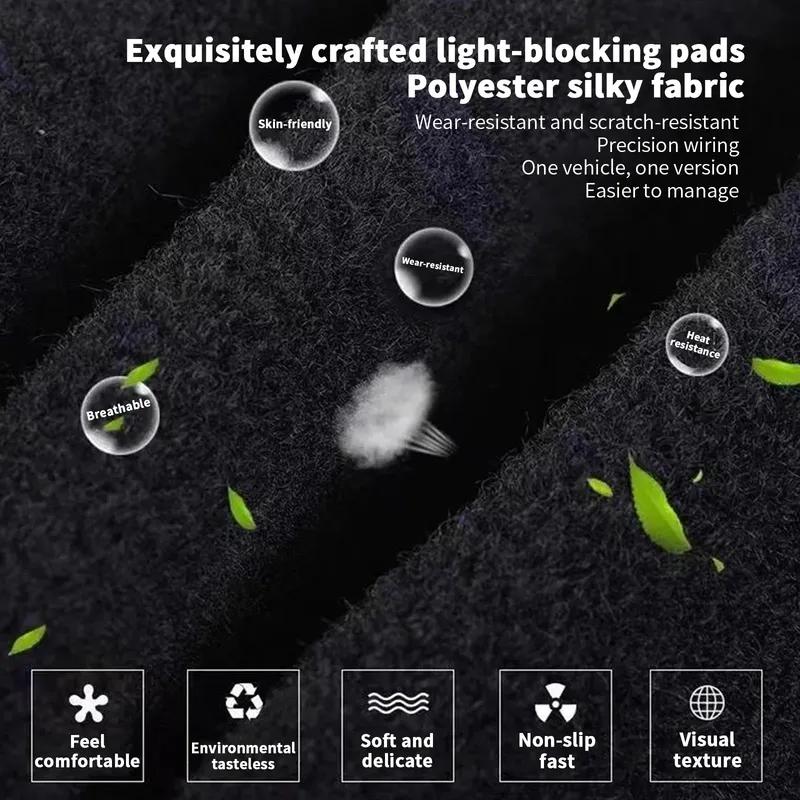 for Hyundai Santa Fe MX5 2024 2025 2026 Car Dashboard Cover Pad Dashmat Dash Mat Anti-Slip Sunshade Protective Carpet