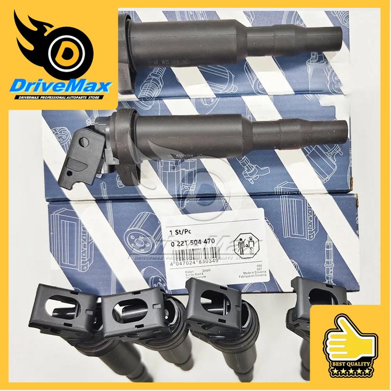 2/6PCS Ignition Coils 0221504470 For BMW E81 F22 F23 E46 E90 F33 X3 E83 0221504470 12138616153 12137594596 221504470 2 pieces
