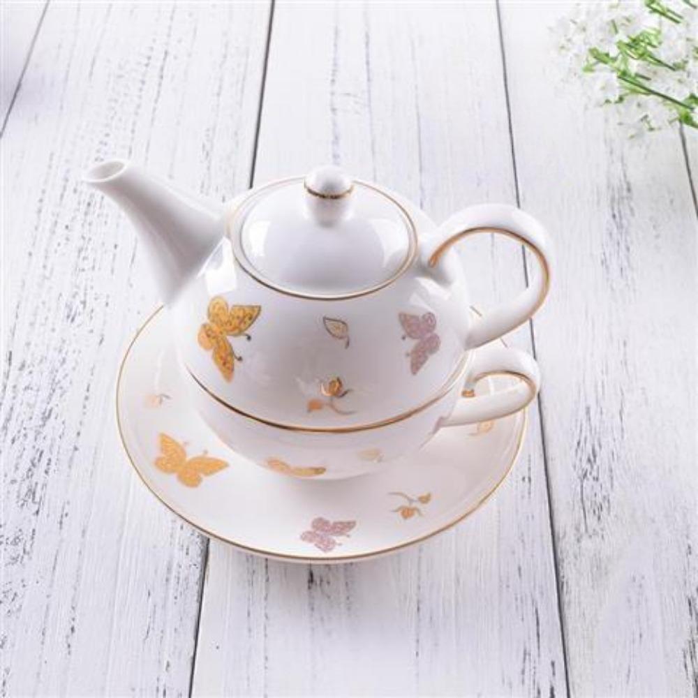 Flower Teapots,Coffee Pot,Mother Child Pots,One Pot and One Cup,British High-end Afternoon,Single Tea Set,Household Teaware