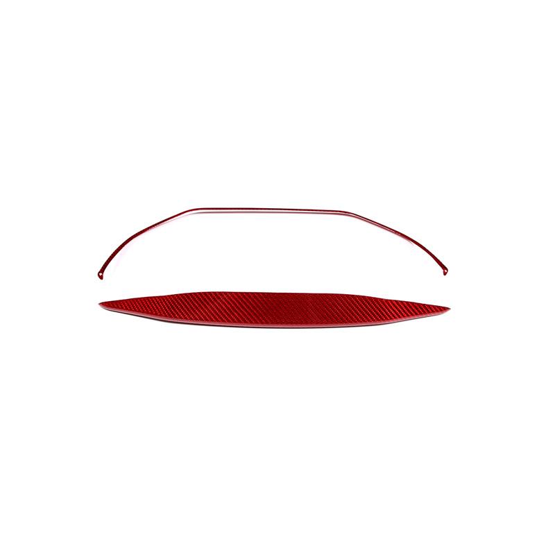 For Maserati Giberit 2014-2020 Real Carbon Fiber Car Central Control Air Outlet Frame Sticker Car Interior Accessories