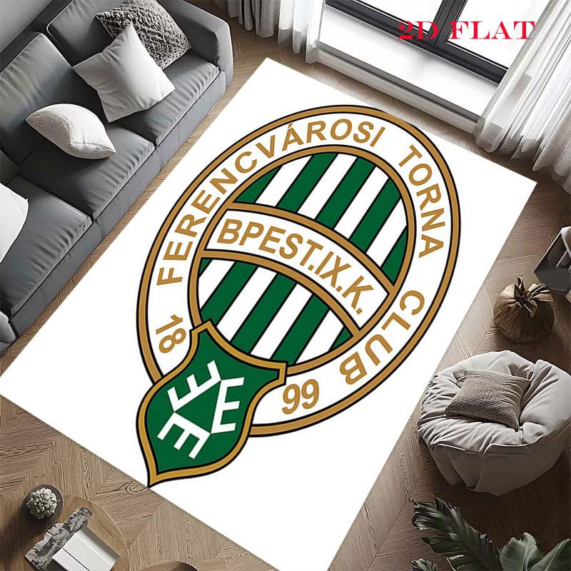 Ferencvaros Legacy Carpet Rug for Living Room Bedroom Home Sofa Decoration,Kids play Nonslip Floor Mat