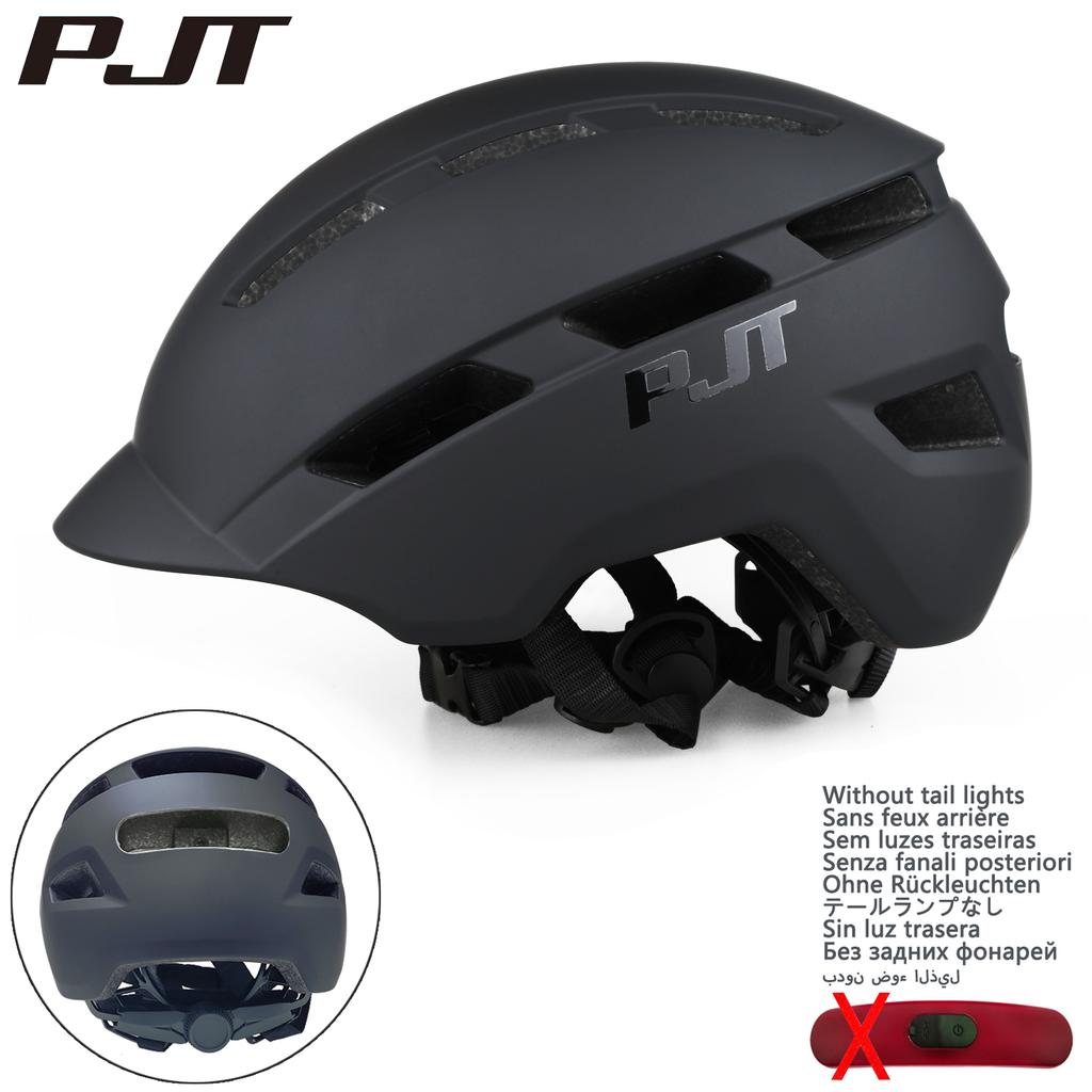 Pjt Cycling Helmet In-Mold Road Usb Rechargeable Tail Light/Helmets Bag For Your Choice Bicycle Helmet Safe Hat Mtb Bike Helmet