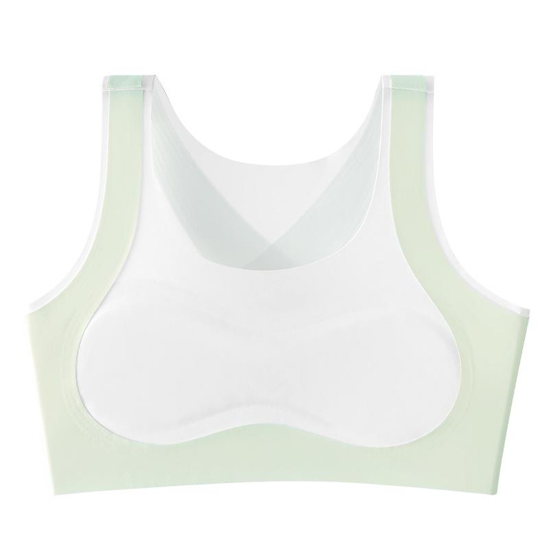 Seamless Shockproof Bra for Developing Girls: Anti-Hunchback and Anti-Indentation Sportswear for Junior and High School