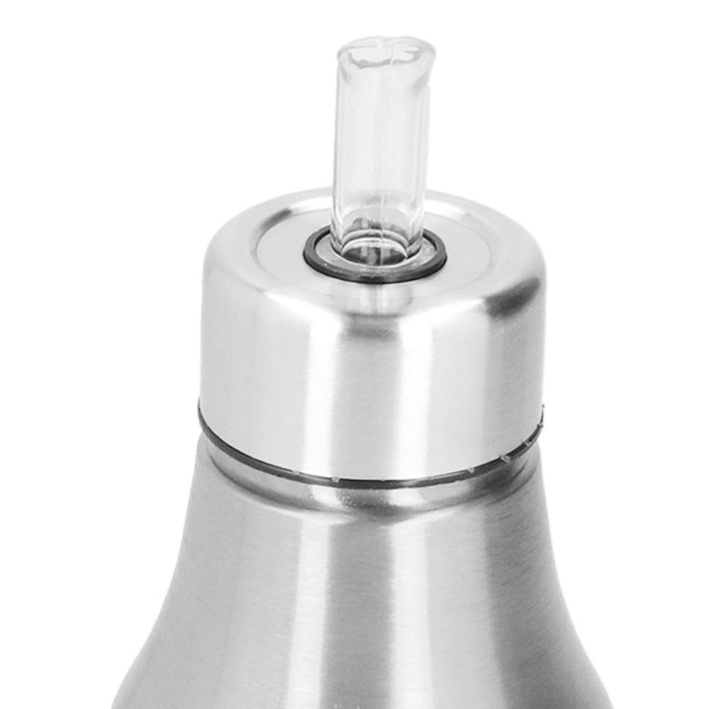 500 ml Capaciteit Olijfolie Decanteerfles 304 Roestvrij Staal Azijn Dispenser Fles Thuis Koken