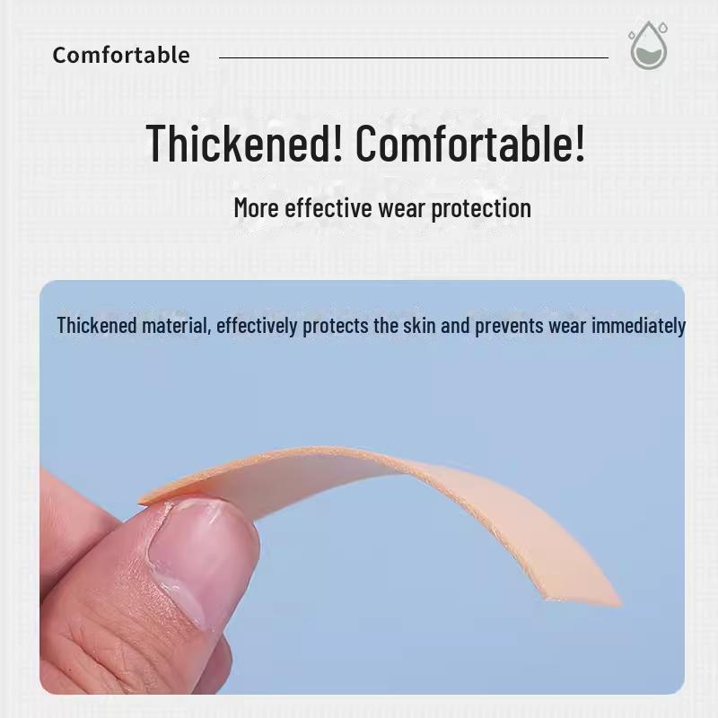 Selvklebende antiskli-hælklistremerker for kvinner: Usynlig antifriksjon, fortykket for komfort