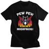 Custom Cool Frenchie Pew Pew Madafakas French Bulldog T Shirt Men Short Sleeve 100 Cotton Tshirt Casual Tees Streetwear Tshirt