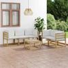 Day and Night - Day and Night 6-piece Garden Furniture Set with Cream Cushions