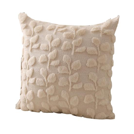 

Christmas Plush Pillow Cover 18x18 Inch Decorative Throw Pillow Cover Winter Pillow Case for Sofa B