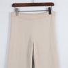 Home Spring New Foreign Trade European and American H Home Plus Size Women Clothing High-Waisted Trousers Knitted Trousers Wide Leg Pants Slim