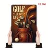Metal Golf Art Vintage Sport Style Wall Decor Poster 20x30cm