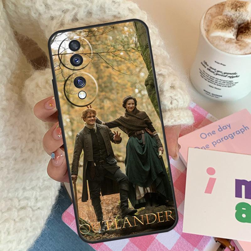 Outlander Jamie and Claire For Honor Magic 8 7 6 5 Pro Case For Honor Win RT X9d X9b X9c X9a X8c X8b 200 400 70 90 Lite