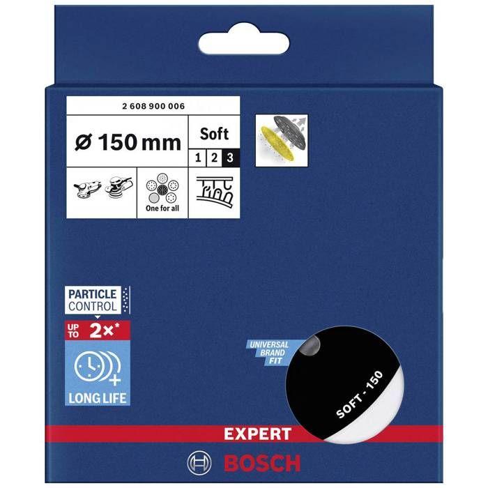 Bosch Accessories 2608900006 Plateau de support universel EXPERT Multihole, 150 mm, souple Diamètre 150 mm