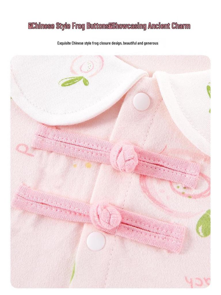 Newborn Pure Cotton Romper Set – Baby Gift Box for Autumn/Winter, Perfect for Firstborn and Milestone Celebrations