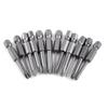 12pcs 50mm Length 1 4 Inch Hex Shank S2 Alloy Magnetic Cross Phillips Screwdriver Bit