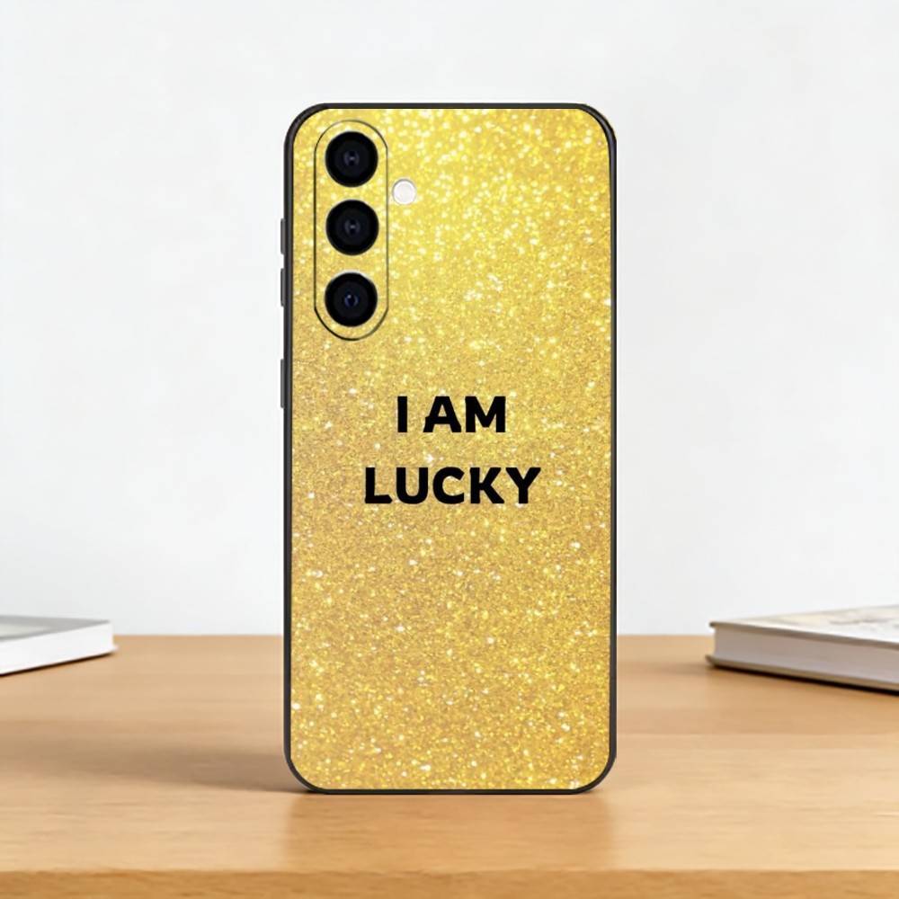 

Money Gold A-Art Phone Case For Samsung Galaxy A73,A72,A71,A70,A53,A52,A51,Others Soft Black Cover Samsung a52