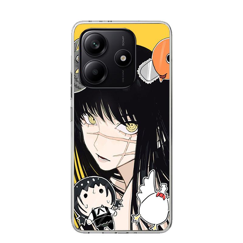 C-Chainsaw Mans Yoru War Devil Phone Case For Xiaomi Redmi Note 15 14 13 12S 12 Pro Plus 11S 11E 11 11T 10S 10 Art Soft Pattern