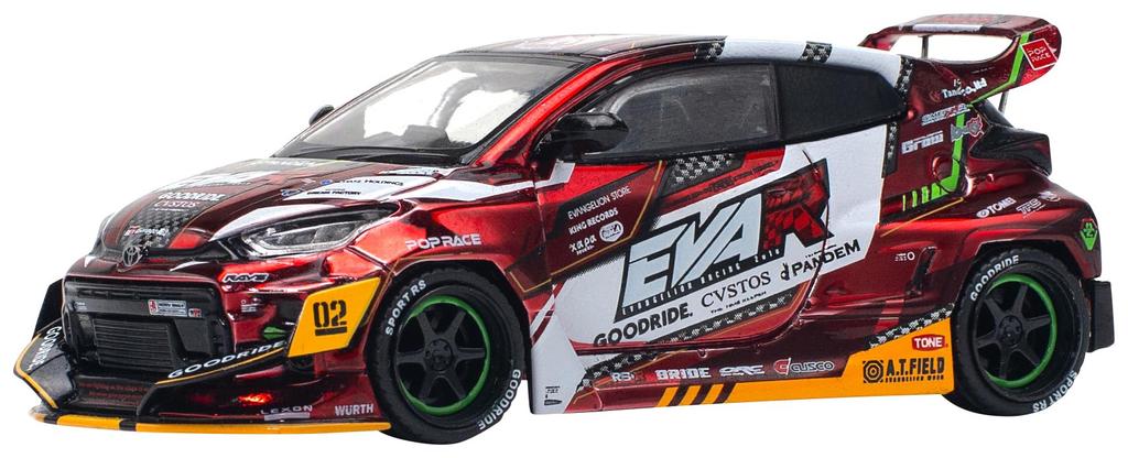 POP RACE Eva RT Unit 2 GOODRIDE GR Yaris PR640126 1/64 (Finished Model)