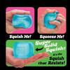 NeeDoh Nice Cube Squishy Stress Relief Toy Soft Cube Sensory Fidget Squeeze Ball for Kids Teens Adults Red Purple Blue
