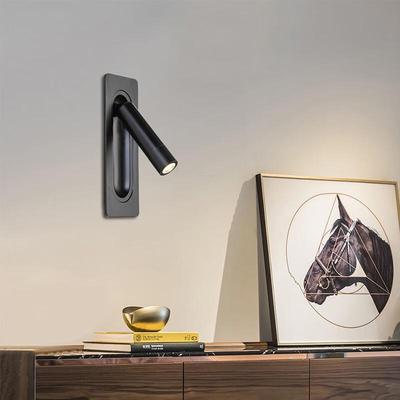 Recessed Rotatable Bedside Wall Lamp